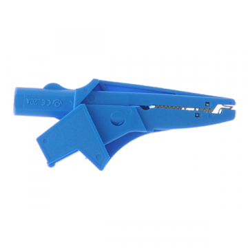 Metrel krokodilbekklem A1310 blauw Cat.III 1000V