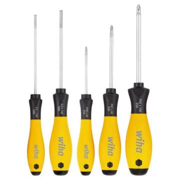 WIHA Schroevendraaierset SoftFinish ESD 302 SL/PH, 5-delig