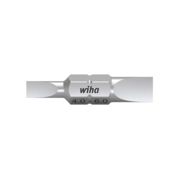 WIHA Dubbelbit Sleufkop 7410 4,0 - 6,0 30mm (10 stuks)