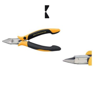 Wiha WIHA Zijkniptang Professional ESD Z40404. Smalle, spitse kop met klein