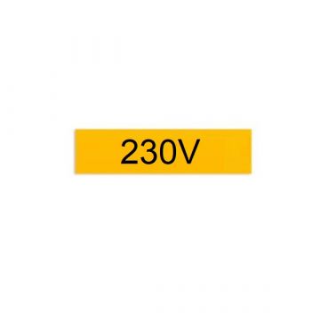 Experto Sticker 230V 118x30 mm