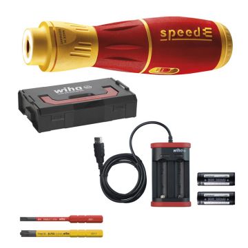 WIHA Speed-E II Electric Schroevendraaierset met slimBits, 7-delig