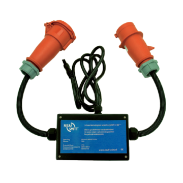 Nieaf-Smitt 3-fase testadapter reële lekstroom 32A tbv SafetyPAT 3140 en EazyPAT 3140usb