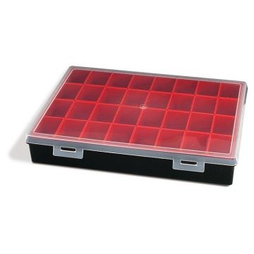 Tayg Assortimentsdoos Zwart met 32 uitneembare Inzetbakjes 330/50/32 330 x 247 x 54mm