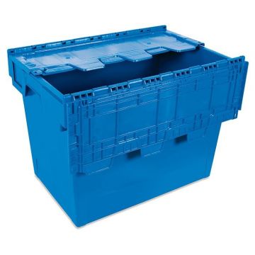 Tayg Eurobox 6444-T Blauw met vast Deksel 600 x 400 x 440mm