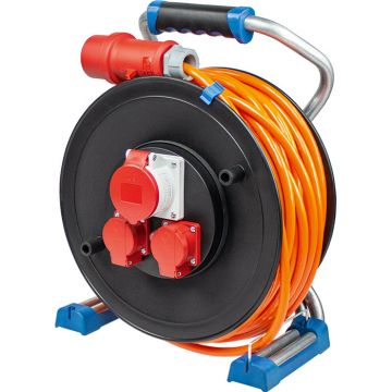 Schwabe CEE Xperts Kabelhaspel 400V/16A IP44 PUR H07BQ-F 5x2.5 25m
