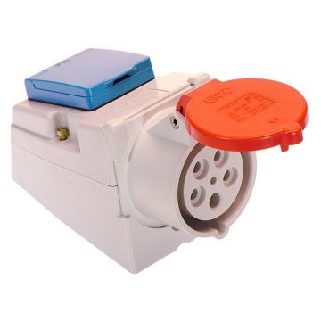 Schwabe CEE Combi-wandcontactdoos 400V 16 A 5-polig, 6h