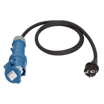 Schwabe Camping CEE Adapterkabel met geaarde stekker 230V H07RN-F 3G2,