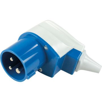 Schwabe Camping CEE Stekker Haaks 3-polig 230V 16A IP44