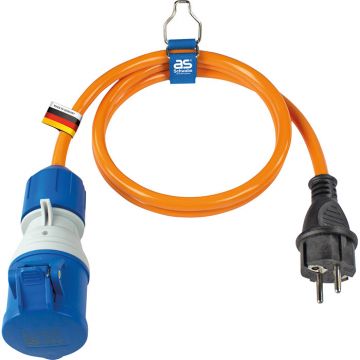 Schwabe Camping CEE Adapterkabel H07BQ-F 3x2,5 230V P44 1,5m