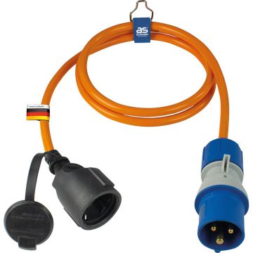 Schwabe Camping CEE Adapterkabel H07BQ-F 3x2,5 CEE 230V IP44 1,5m