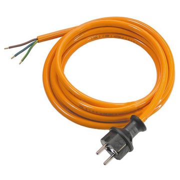 Schwabe Aansluitkabel PUR 230V/16A IP44 H07BQ-F 3x1.5 oranje 5m