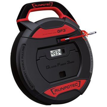 Runpotec RUNPO GF3 Glasvezeltrekveer Ø 3mm met lengtemeter 30m