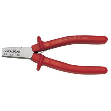 Friedrich Krimptang Trapeziumpersing met veer 0,5-2,5mm² Roo