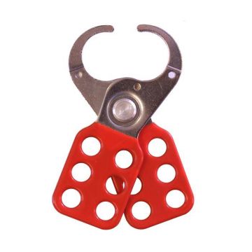 Spectrum Lockout Hangslotbeugel met vinyl beklede handgreep, stalen bek met lip 25 mm