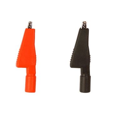 Testboy Krokodillenklemmen rood/zwart (2 stuks)