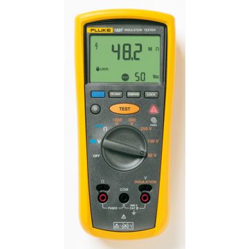 Fluke-1507 Isolatieweerstandsmeter testspanningen 50, 100, 250, 500 en 1000V 