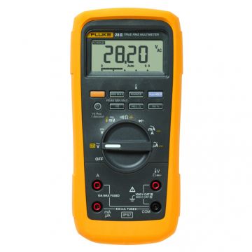 Fluke 28II/ EUR TRMS IP67 multimeter met meetsnoeren en klemmen