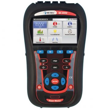 Metrel PQ analyzer MI2892 kl. A 3F incl. stroomsensoren