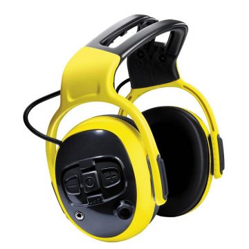 MSA left/RIGHT CutOff Pro gehoorkap met hoofdband geel