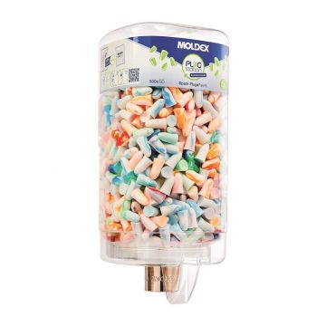 Moldex 785002 dispenser met 500 paar Spark Plugs antimicrobial oordoppen