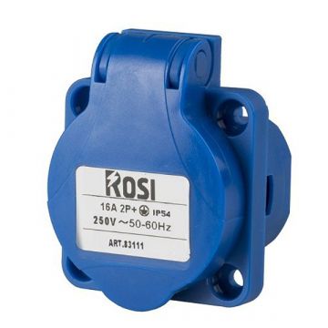 Contactdoos SCHUKO voor kast IP54 16A 2P+T 250V