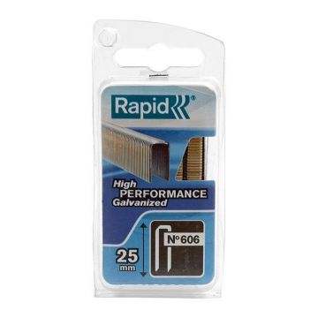Rapid Smalrugnieten 606/25mm Gegalvaniseerd (600 stuks)