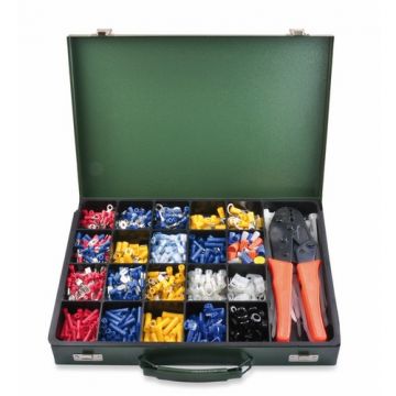 Assortiment geïsoleerde kabelsch. + tang