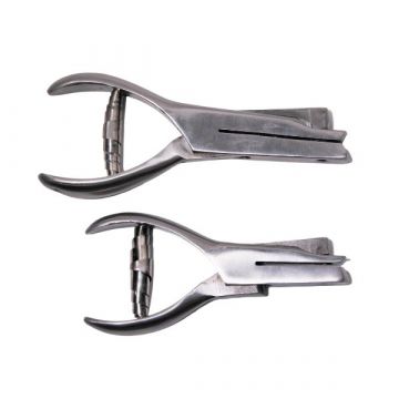 Professionele NEN 3140 Keurmeester kniptang met bekdiepte van 30 mm en rond gat 2 mm