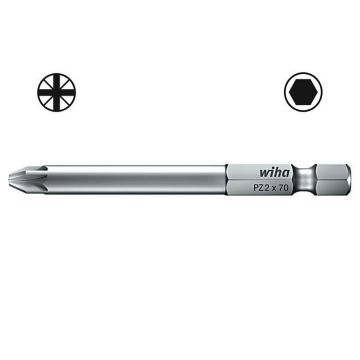 WIHA Professional Bit 1/4" E6,3 Kruiskop 7042Z PZ3x150