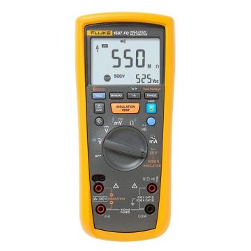 Fluke-1587 FC Isolatiemultimeter testspanningen 50, 100, 250, 500 en 1000V