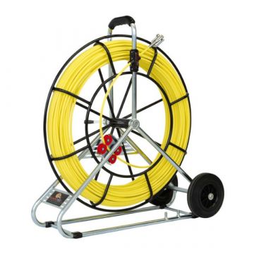 RUNPO Profi-set Glasvezel Trekveer Ø 9mm RTG12 120m incl. Haspel