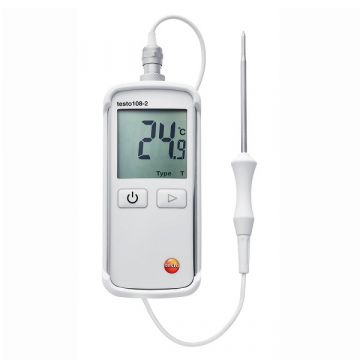Testo 108-2 - temperatuurmeter met afsluitbare voeler
