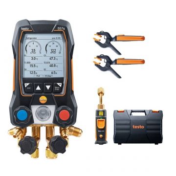 Testo 557s Smart vacuüm set - Slimme digitale manifold met d
