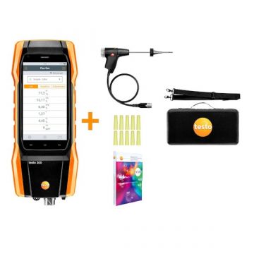 Testo 300 set 1 - Rookgasanalyser (O2, CO tot 4.000 ppm)