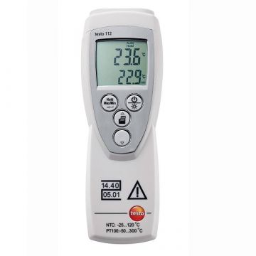 Testo 112 uiterst nauwkeurige temperatuurmeter - met PTB-toelating