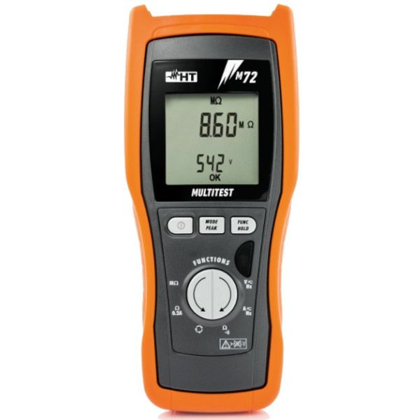 HT Instruments Elektro Lijn M72 True RMS multimeter en isolatieweerstandtester
